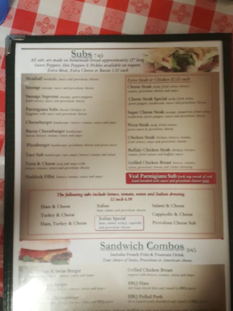 Maria's Italian Restaurant Menu image 3
